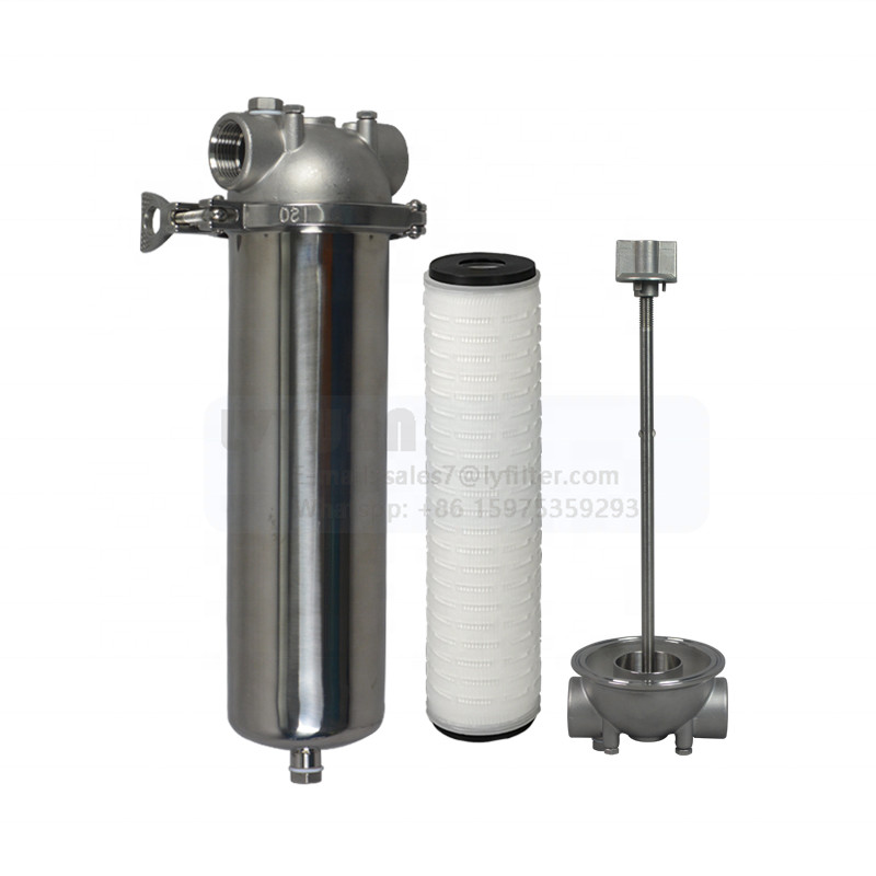 Chemical Filtration Polished SS316 150Psi Single Cartridge Filter Housing