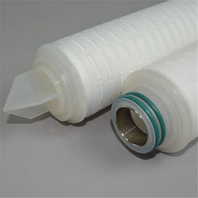 Oil Filtration 20 30 40 Inch 5 Microns Fiberglass Pleated Filter Cartridge