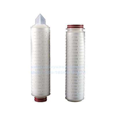 EPDM O ring 1 Micron 10 20 Inch 0.1um PP Membrane Cartridge Filter