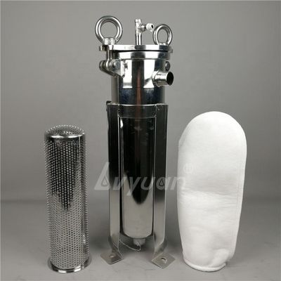 Industrial SS304 Basket Type Filter High Pressure Water Pre Filtration Stainless Steel Bag Cartridge 32 Inch 5 Microns