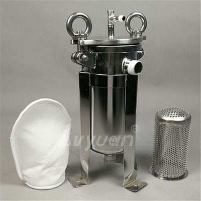 Industrial SS304 Basket Type Filter High Pressure Water Pre Filtration Stainless Steel Bag Cartridge 32 Inch 5 Microns