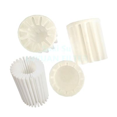 Factory Customized Pleated Flower Cup Shape Porous Plastic SPE PE Sintered Filter