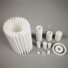 Factory Customized Pleated Flower Cup Shape Porous Plastic SPE PE Sintered Filter