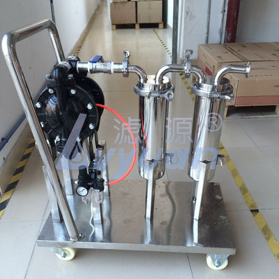 Multiple Stages 180mm 50 Micro SS304 Liquid Filtration Machine