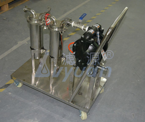 Multiple Stages 180mm 50 Micro SS304 Liquid Filtration Machine