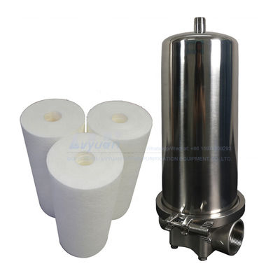 Chemical Filtration Polished SS316 150Psi Single Cartridge Filter Housing