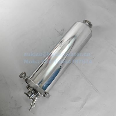 Floor Standing SUS316L Sanitary 89mm Single Water Filter Housing