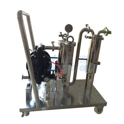 99.5% Beer Milk 65kg 180*810mm bag Liquid Filtration Machine