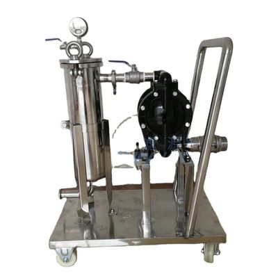 99.5% Beer Milk 65kg 180*810mm bag Liquid Filtration Machine