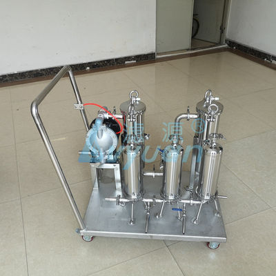 99.5% Beer Milk 65kg 180*810mm bag Liquid Filtration Machine