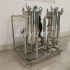 Dual Triple Stages 500 Micron 180*450mm Bag Water Filter Vessel