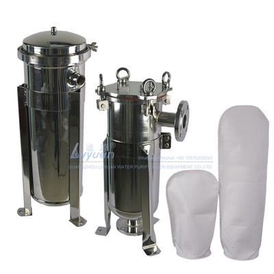 Liquid Filtration SS304 316L Industrial Pp Bag Filter Housings