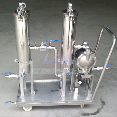 Trolley Water Pump Set 2.0Mpa SS316 Liquid Filtration Machine