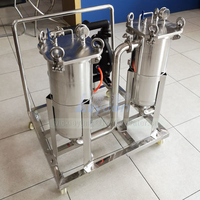 Trolley Water Pump Set 2.0Mpa SS316 Liquid Filtration Machine