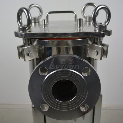 SGS 1.0Mpa 0.3um SS304 SS316 Duplex Bag Filter Housings