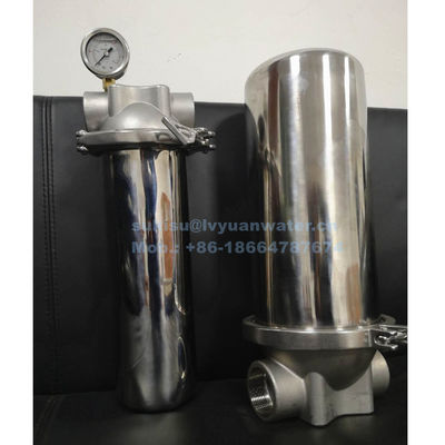 Stainless Steel High Pressure 10&quot; Ss304 316 Water Filter Housing