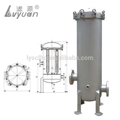 Clamp Type SS316L 160pcs Multi Cartridge Filter Housing