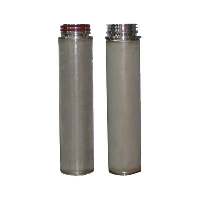 Cylinder 70mm M20 M32 Sintered Porous Stainless Steel Filters