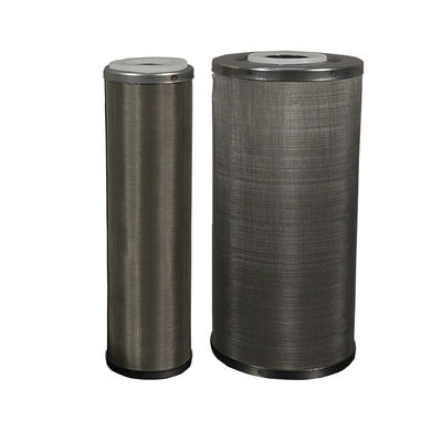 Cylinder 70mm M20 M32 Sintered Porous Stainless Steel Filters