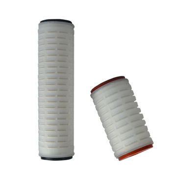 0.1 0.2 Micron PTFE PES Nylon PP Membrane Pleated Filter Cartridge