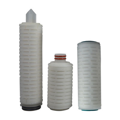 0.1 0.2 Micron PTFE PES Nylon PP Membrane Pleated Filter Cartridge