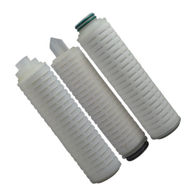 0.1 0.2 Micron PTFE PES Nylon PP Membrane Pleated Filter Cartridge