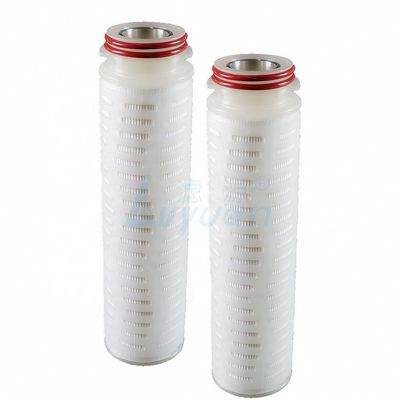 0.7m2 10 Micron OD 100mm Pleated Filter Cartridge For Pre Filtration