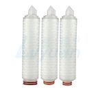 0.7m2 10 Micron OD 100mm Pleated Filter Cartridge For Pre Filtration