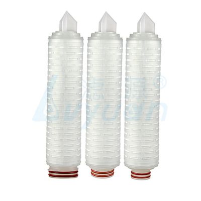 0.7m2 10 Micron OD 100mm Pleated Filter Cartridge For Pre Filtration