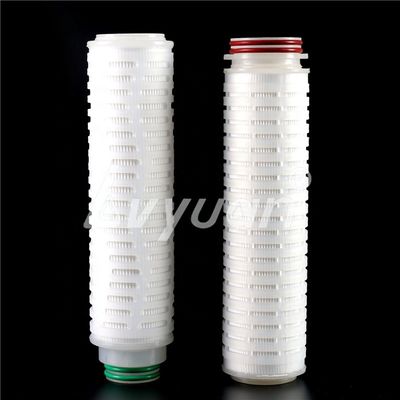 PP membrane 0.2um 0.45um Pleated Fiberglass Micron Cartridge Filters