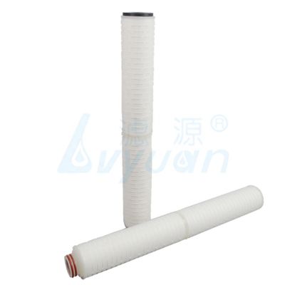 OD 69mm 0.45um 0.65um PP Pleated Filter Cartridge For Sea Water Filtration