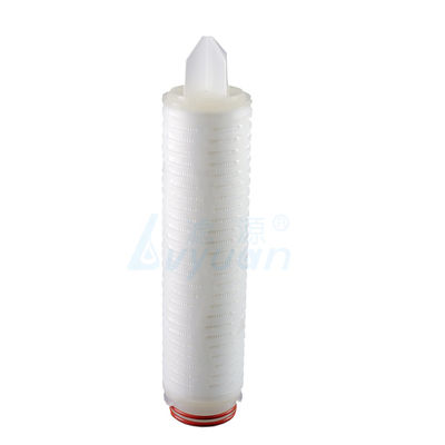 OD 69mm 0.45um 0.65um PP Pleated Filter Cartridge For Sea Water Filtration