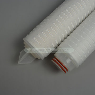 Microporous 0.2 Micron PP PTFE PES Membrane Pleated Water Filter