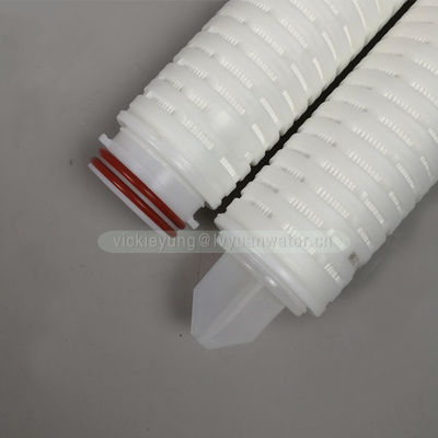 Microporous 0.2 Micron PP PTFE PES Membrane Pleated Water Filter