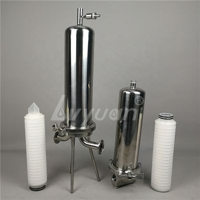 0.2 0.45 Micron 500mm Sintered Metal Cartridge Filter For Beer Filter Machine