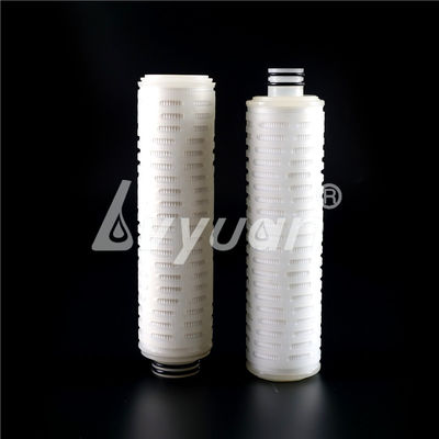 Hydrophobic 40inch Air PTFE Vent Filter 222 Fin PTFE Water Filter