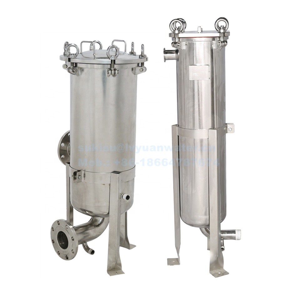 Industrial SS304 Basket Type Filter High Pressure Water Pre Filtration Stainless Steel Bag Cartridge 32 Inch 5 Microns