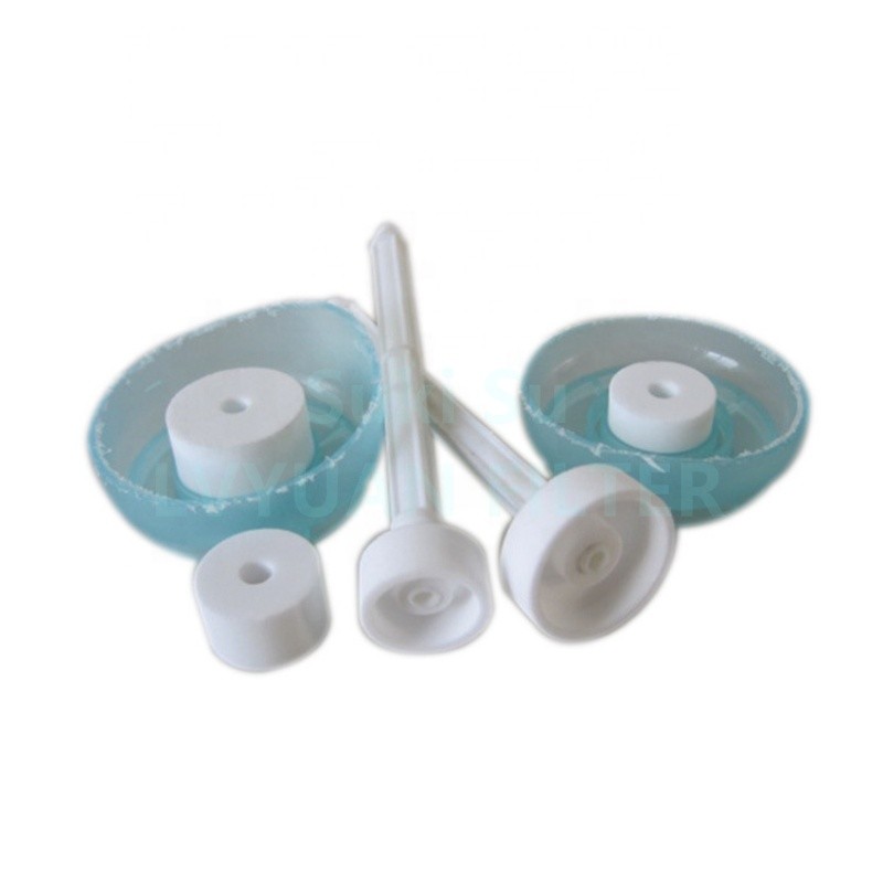 Round Wheel Medical Microporous PE Air Oxygen Foamer Filter For Humidifier Bottle Accessories