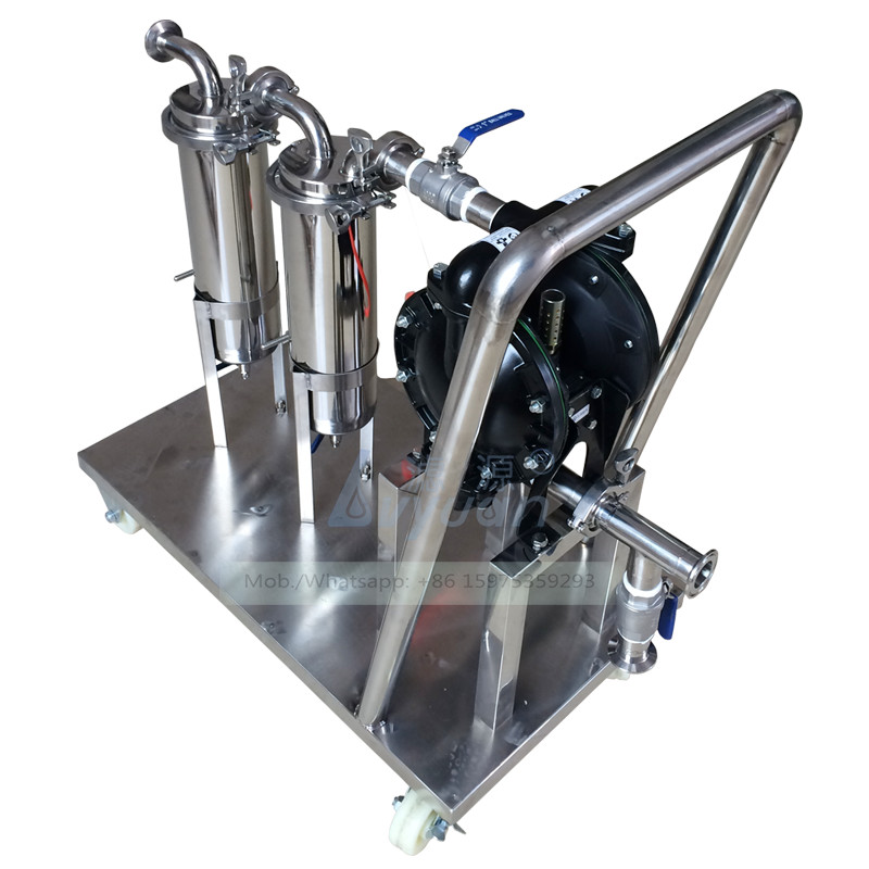 Trolley Water Pump Set 2.0Mpa SS316 Liquid Filtration Machine