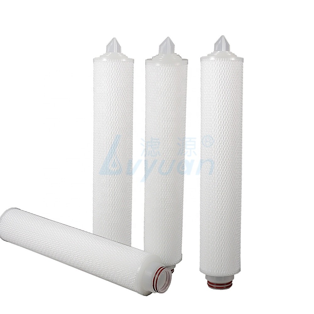 0.7m2 10 Micron OD 100mm Pleated Filter Cartridge For Pre Filtration