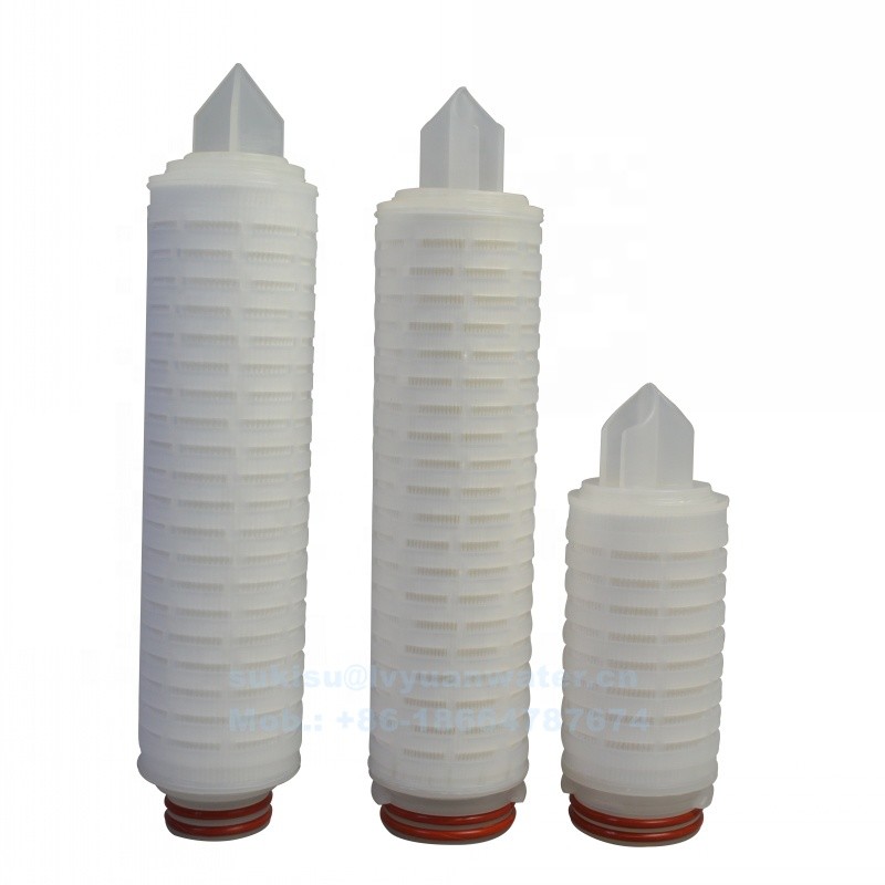 PP membrane 0.2um 0.45um Pleated Fiberglass Micron Cartridge Filters