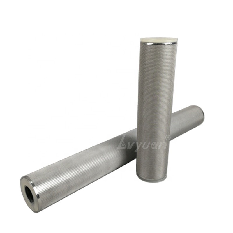 Backwash 70mm 50 80 125 Micron Sintered Stainless Steel Filter