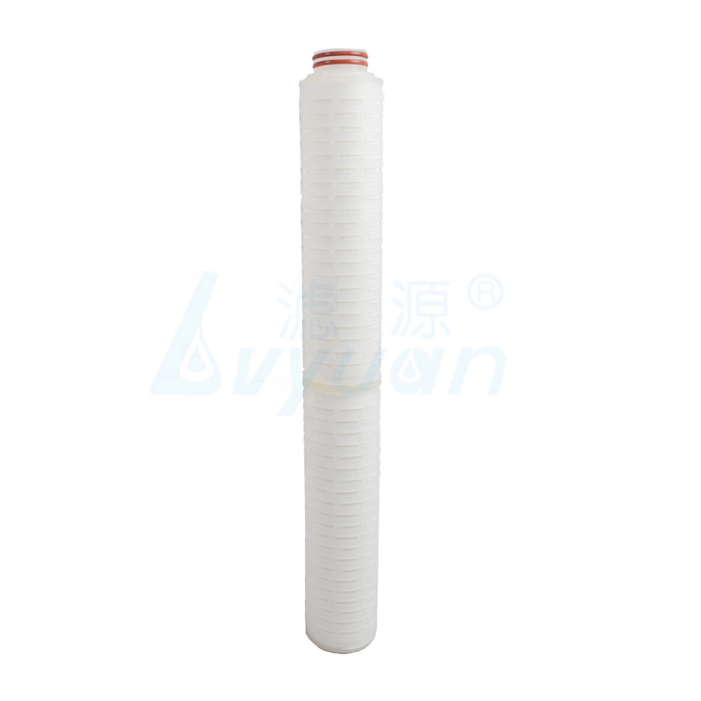 ISO9001 115mm OD 50um Polypropylene Pleated Filter Cartridge