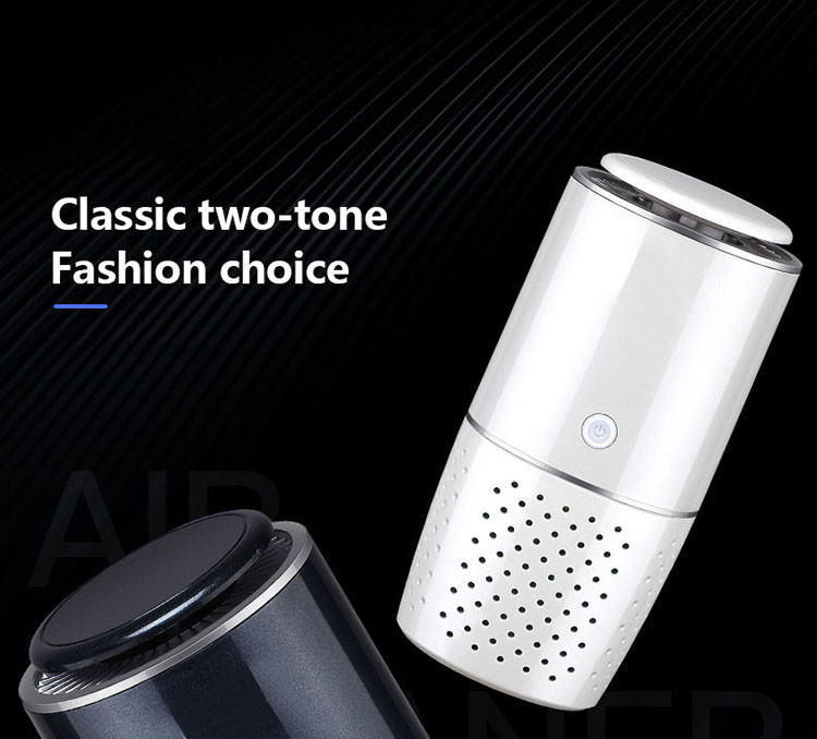 35m3/h Home Car Mini Cylindrical Smart Air Purifier