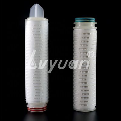 Beverage Filtration 0.2 0.45 10um Nylon PTFE PP Membrane Cartridge Filter