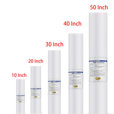 SGS 70mm 2 micron 5 Micron PP Spun Filter Cartridge