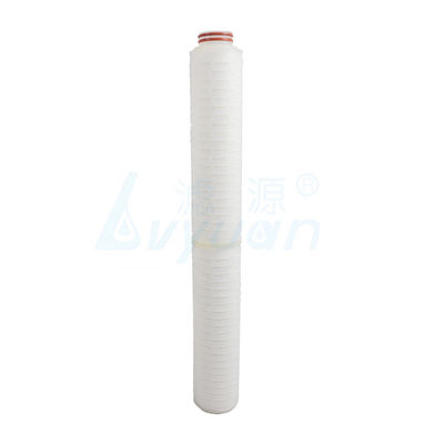 ISO9001 115mm OD 50um Polypropylene Pleated Filter Cartridge